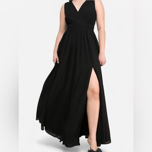 Lulu's Black Formal Maxi Dress - Picture 5 of 6